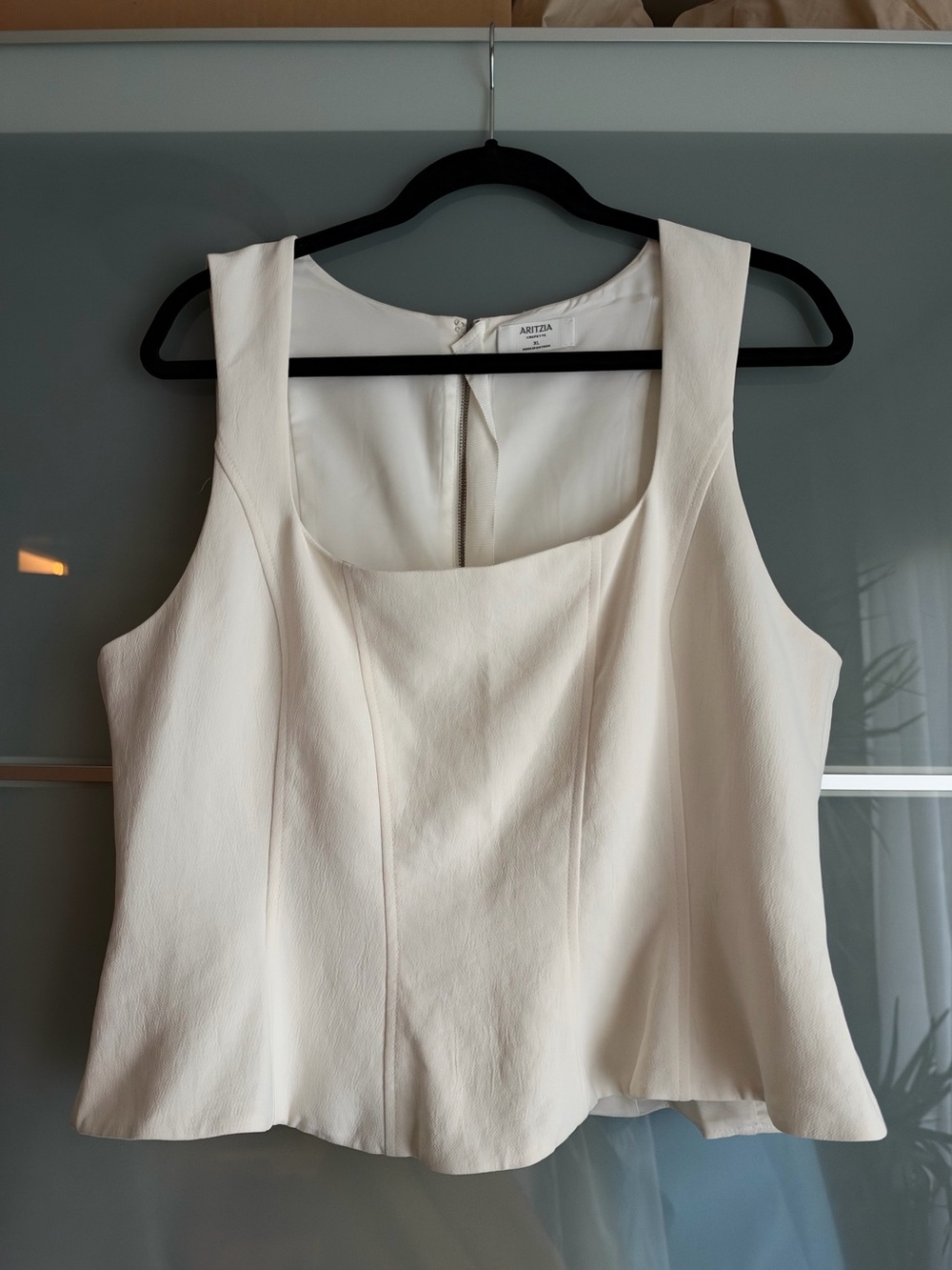 Aritzia Rhodora Bustier - Crepette in Light Birch sz XL